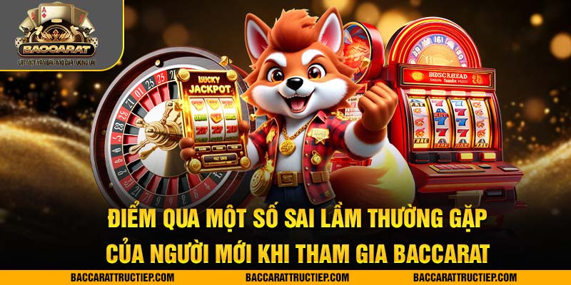 một số sai lầm thường gặp khi chơi baccarat